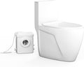 Upflush Toilet for Basement with 600W Macerator Pump & AC Vent | Macerating Toilet, Bathroom sink & Tub Waste, Silent & Powerful, Macerating Toilet System : One Piece Toile & Toilet Pump SUPERFLO