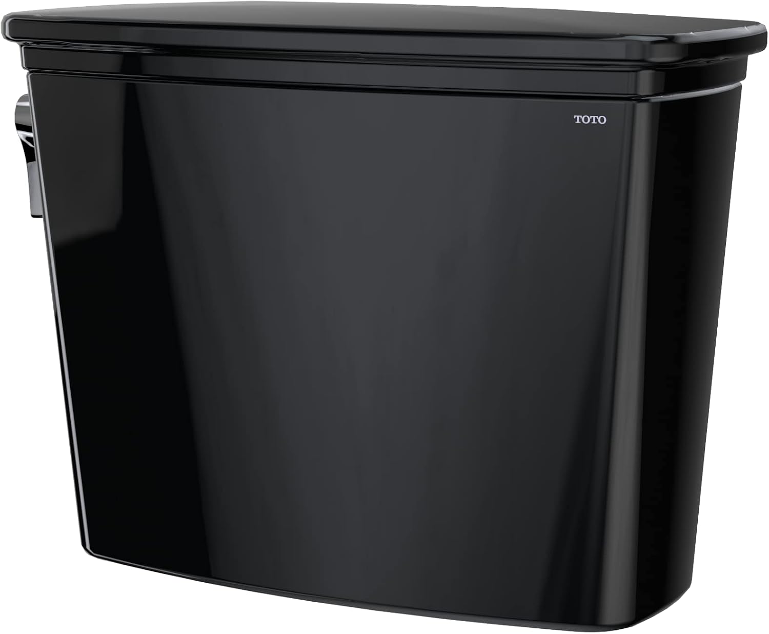 TOTO Drake Transitional 1.28 GPF Toilet Tank with WASHLET+ Auto Flush Compatibility, Ebony - ST786EA#51