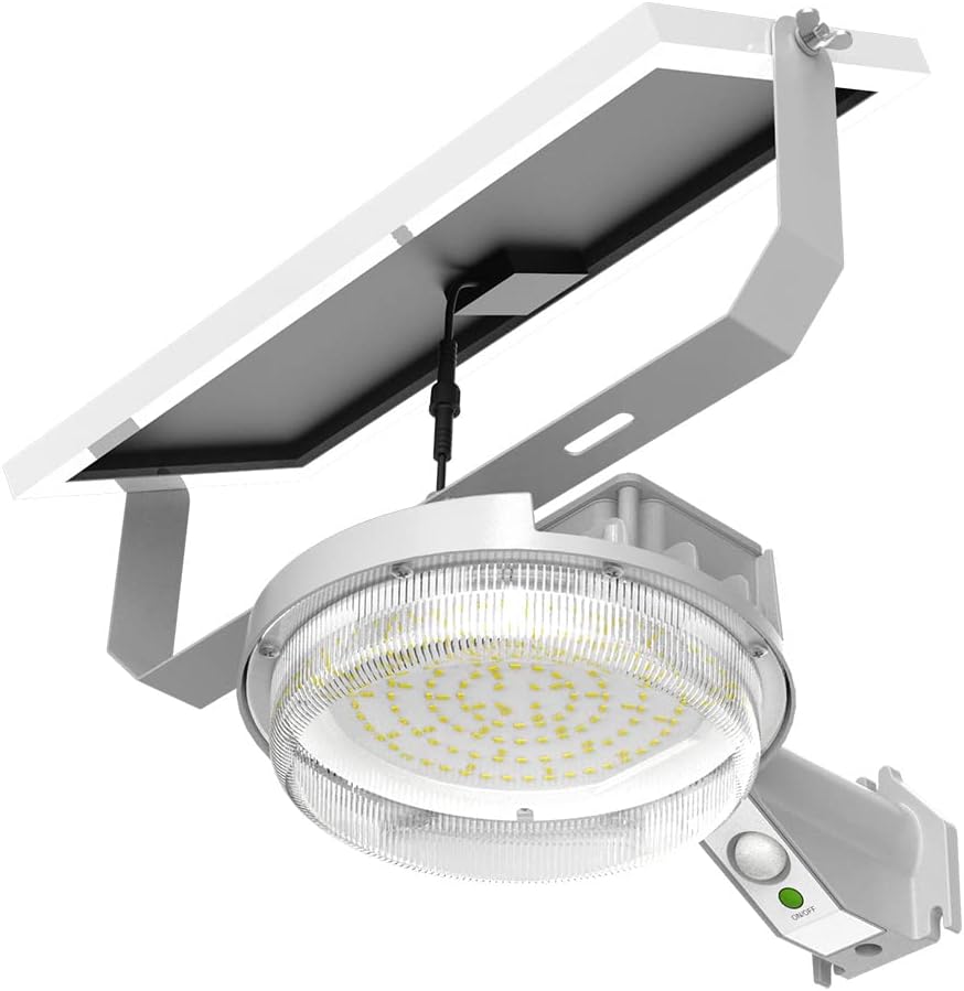HALO Solar Powered High Brightness 10000 Lumens Motion Activated Outdoor LED Security Area Light