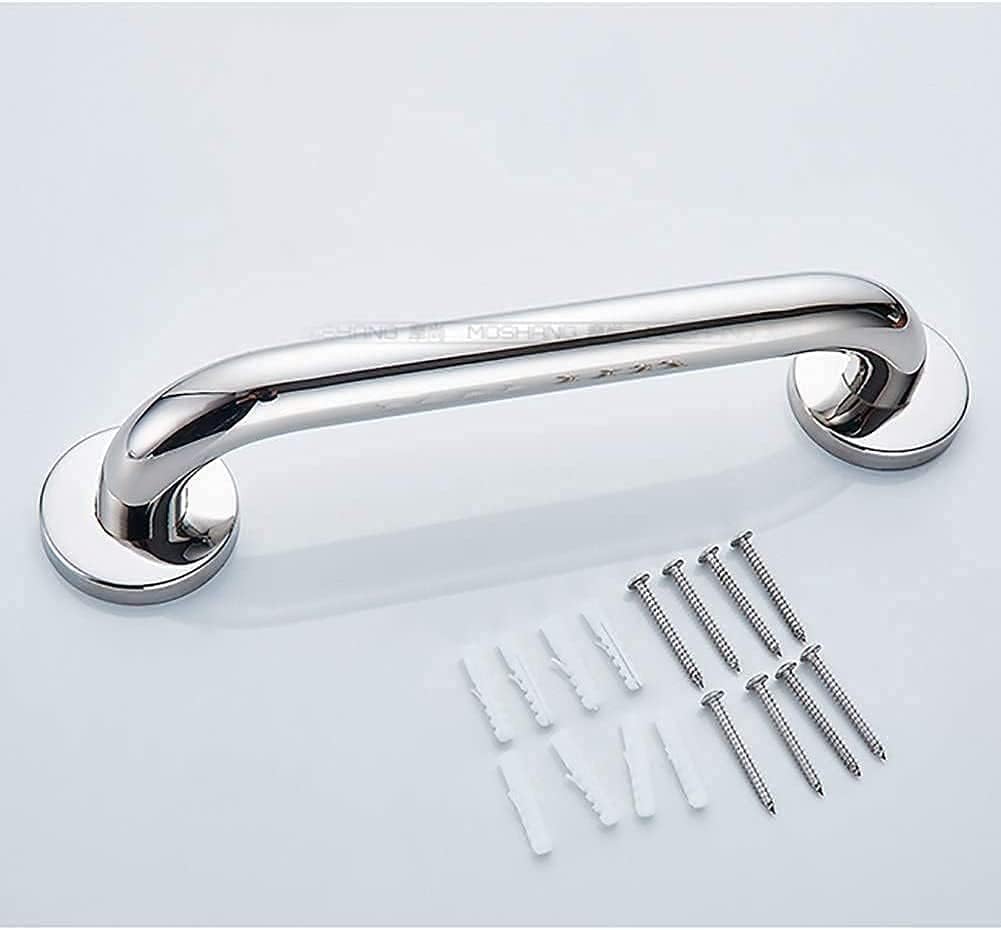 Shower Handles Bathroom Handrail Shower Catch Rail of Leadsturdy Shower Security Catch Bar for Bathtub Polished Chrome Catch Bars (38Cm) ()