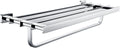 Bathroom Accessories Set,Heavy Duty Towel Rack Shelf Bar Ring Wall Mount, Chrome Holder Bathroom Accessories (Color : Coat Hook) (Towel Rack)