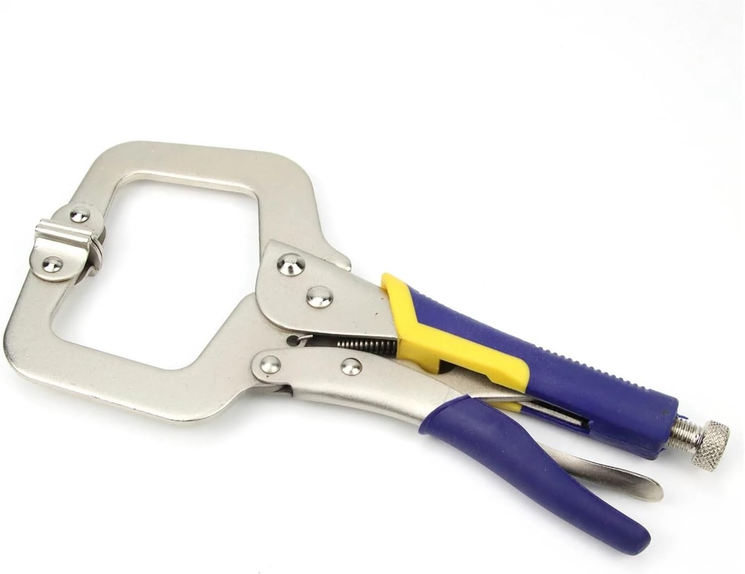 6''/9''/11''/14''/18 ''Adjustable C-Clamp Welding Pliers Locking Pliers Vice Grip Quick Weld Holders Hand Welding Fixing Tool(6inch 9inch 11inch)