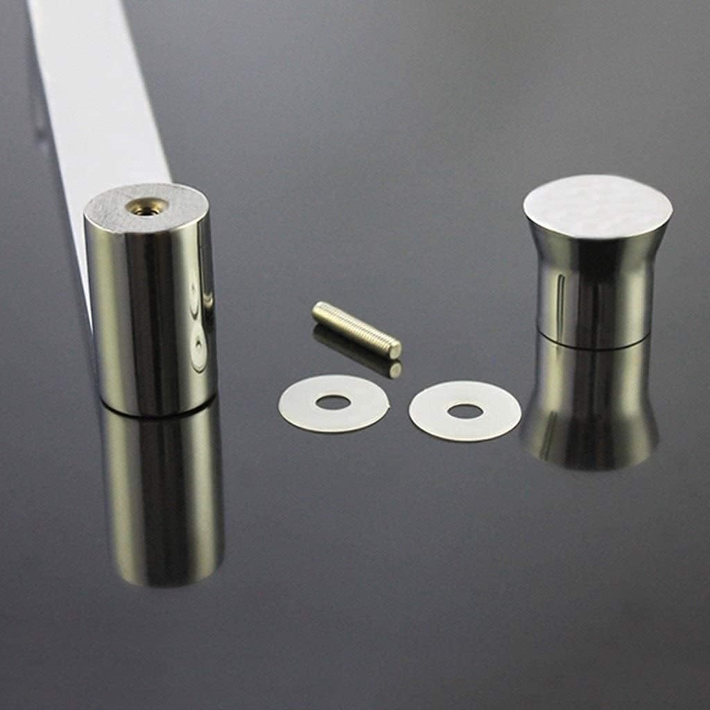 Shower door handles,Fashion Shower Door Handle Pull T Bar Door Lever Hardware Replacement Set | Bathroom Door Knobs for Interior Glass Doors | Polished Chrome Towel Bar Stainless Steel ( Color : Chrom