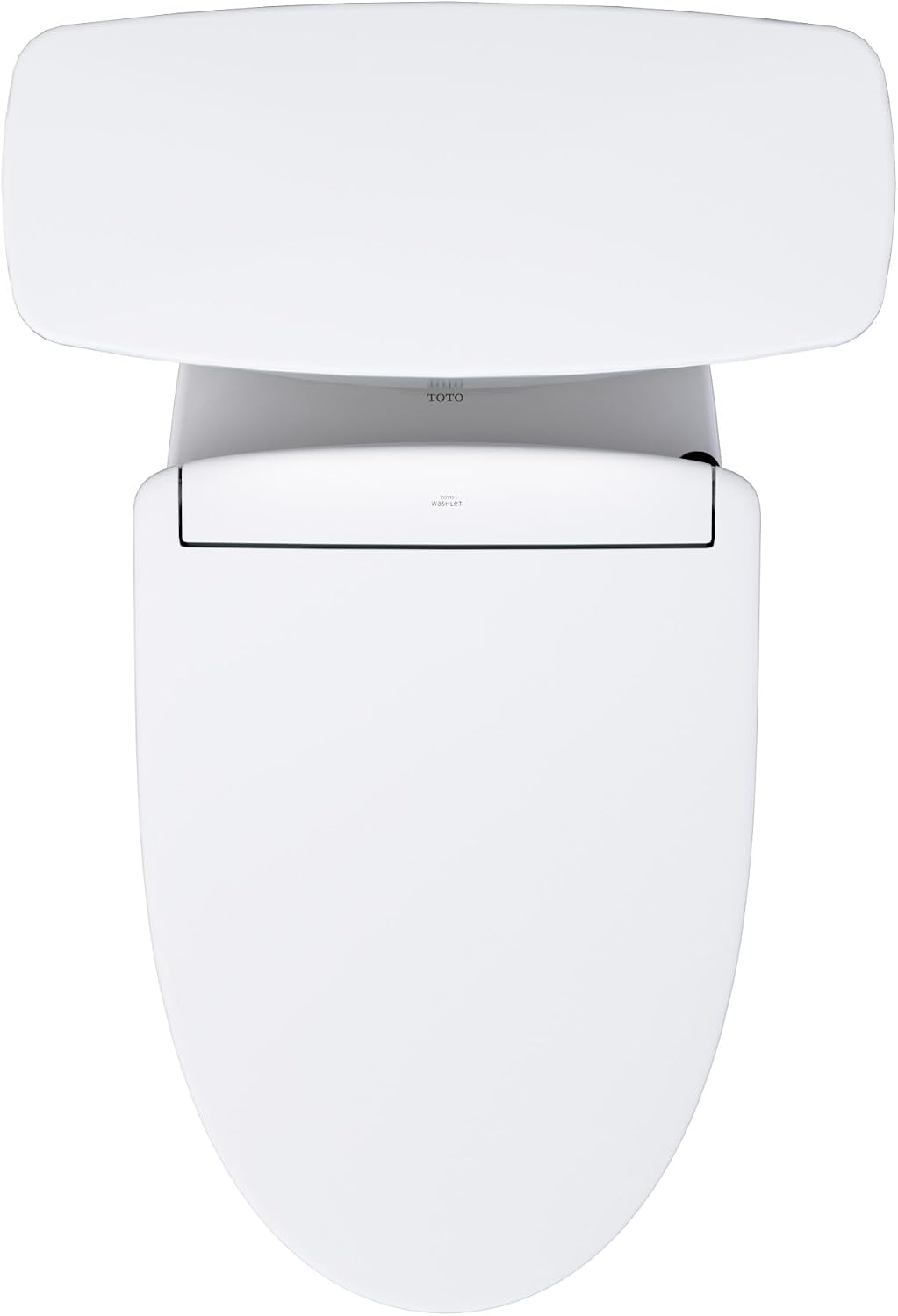 TOTO® Drake® Transitional WASHLET®+ Two-Piece Elongated 1.28 GPF Universal Height TORNADO FLUSH® Toilet with S5 Bidet Seat, Cotton White - MW7863446CEFG#01