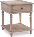 Powell Mcghie Side Table with Natural Finish D1261A19N
