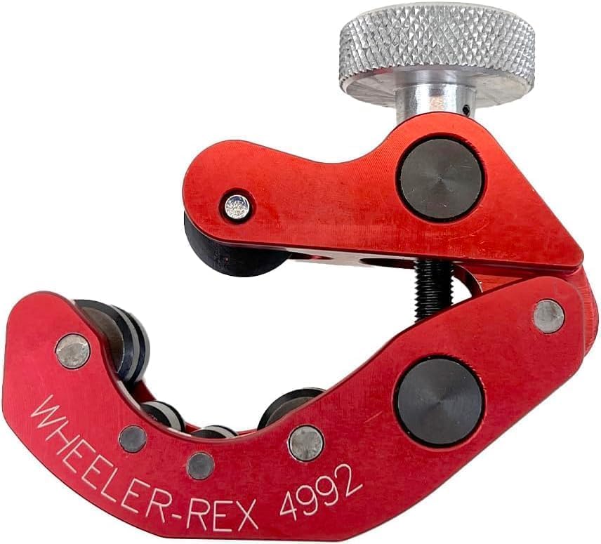 WHEELER-REX 4992RED - Close Quarters Tubing Cutter 1/4' - 2-3/8', Limited Red Edition
