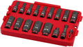Milwaukee Electric - Shockwave Impact Duty. Socket 3/8. DR 17PC SAE TRA