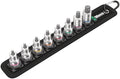 Wera 05003974001 Belt B Imperial 1 Zyklop In-Hex-Plus bit socket set with holding function, 3/8' drive, 8 pieces