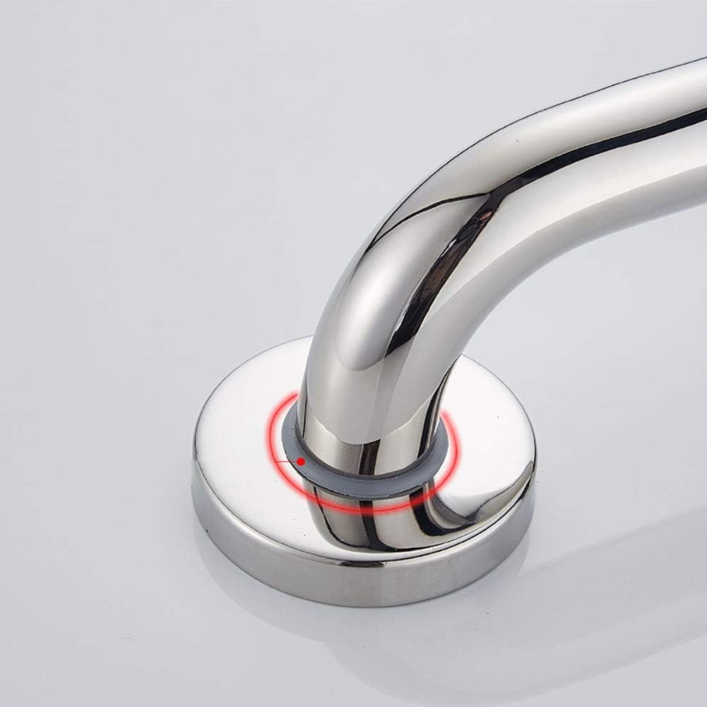Grab Bars Handle Safety Support Hand Rails, Wall Mount L-Shape Grab Bars for Bathroom,Towel Rack ,Bathroom Chrome Stainless Steel Antislip Grab Rails,Support Handle Shower Safety Anti-Slip Handle, Lef