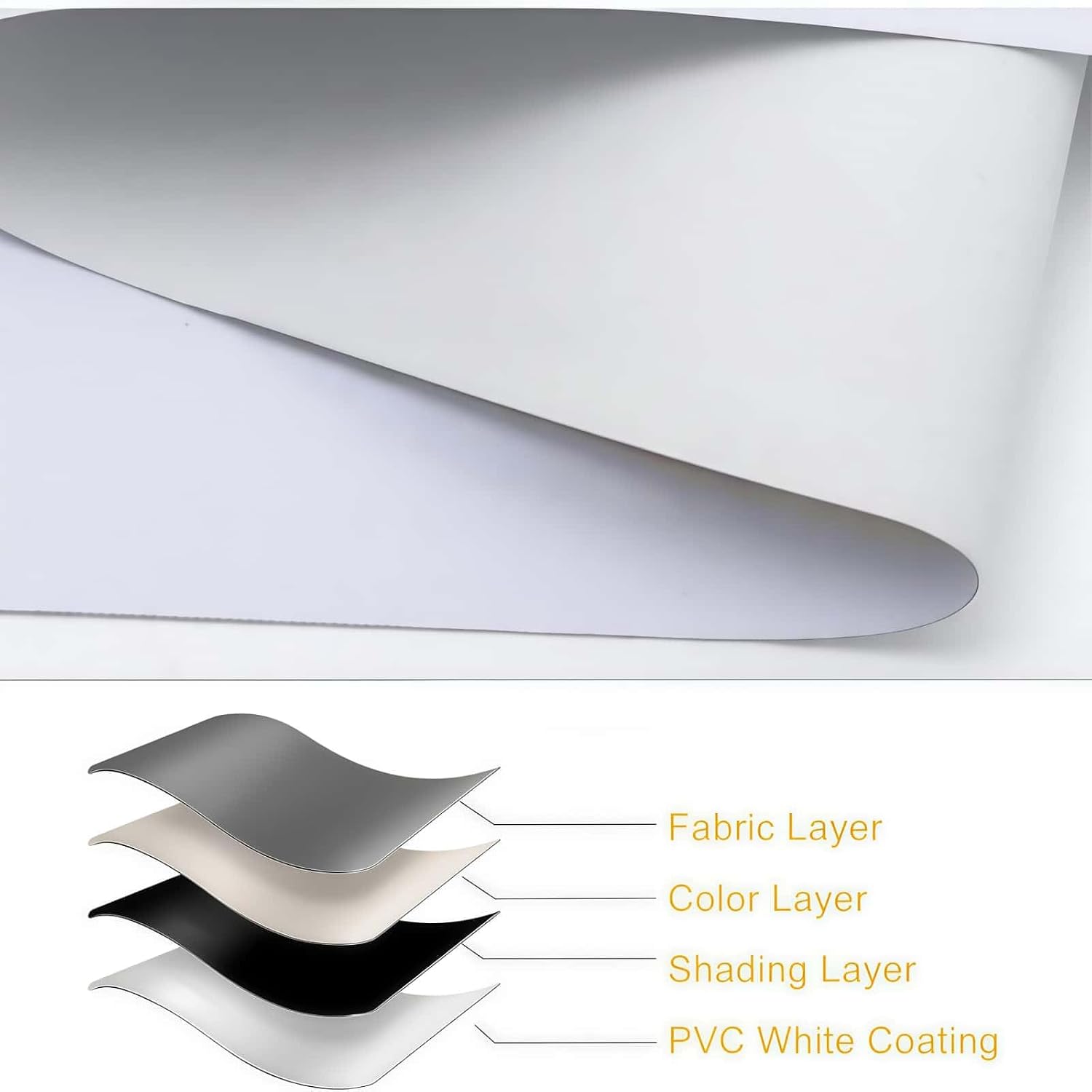 Cordless Roller Shades Room Darkening with Spring System Rolled Up Shades Blackout Blinds Door Windows Blinds for Home and Office UV Protection Window Blind.White.43 W x 104' H