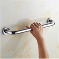 Shower Handles Handrails Catch Bar Bathroom Polished Chrome for Bathtubs and Showers Wall Mount-Slip Handrail (35Cm) ()