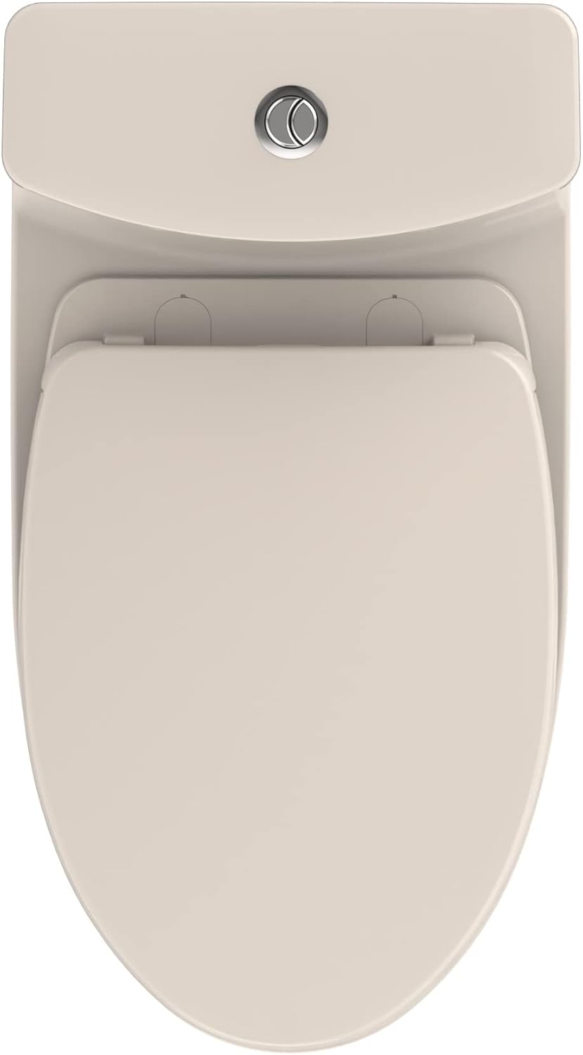 TOTO® Aquia® IV One-Piece Elongated Dual Flush 1.28 and 0.9 GPF Universal Height, WASHLET®+ Ready Toilet with CEFIONTECT®, Sedona Beige- MS646124CEMFGN#12
