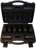 Cal-Van Tools 976 8 Piece 12 Point Axle Nut Socket Set, 1 Pack, Multi, One Size