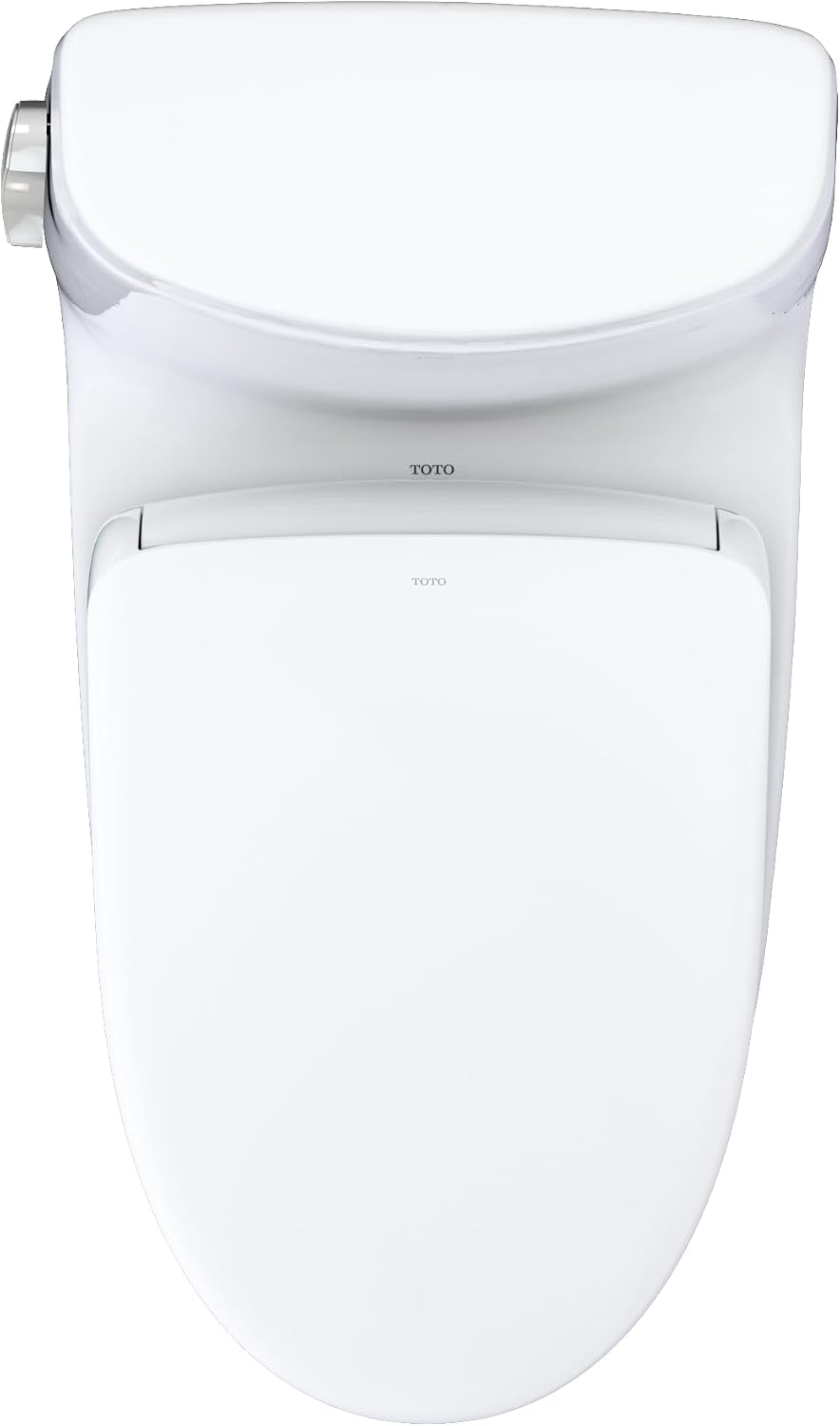 TOTO® WASHLET®+ UltraMax® II One-Piece Elongated 1.28 GPF Toilet with Auto Flush WASHLET®+ S7 Contemporary Bidet Seat, Cotton White - MW6044726CEFGA#01