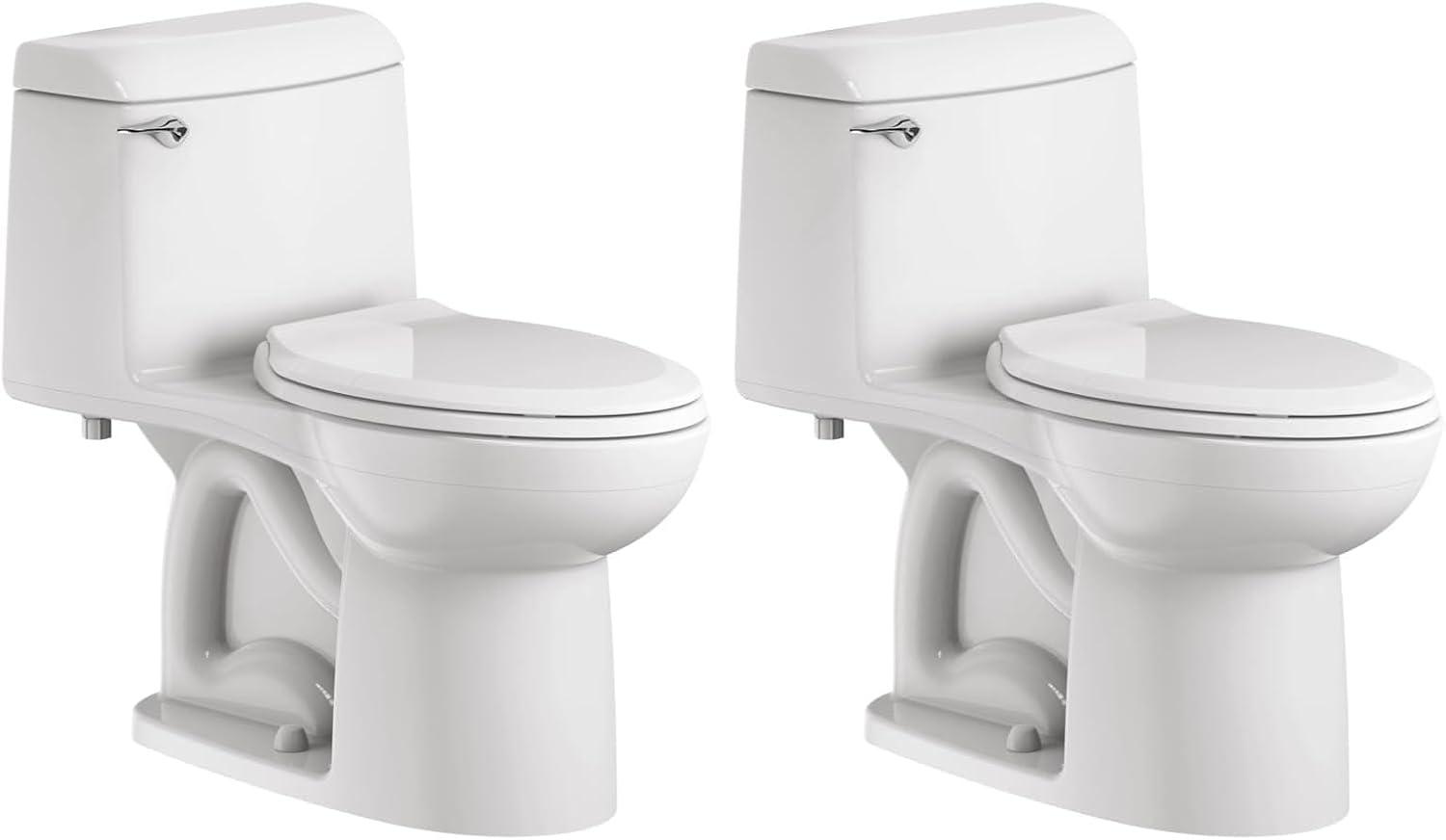 American Standard 2004314.020 Champion 4 One-Piece Toilet with Toilet Seat, Elongated Front, Standard Height, White, 1.6 gpf (Pack of 2)