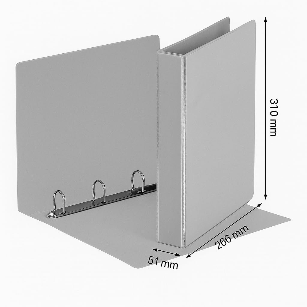 Esselte Presentation Ring Binder A4 Pack of 10 Ring Binder with 4 D-Ring 30 mm Red 49713