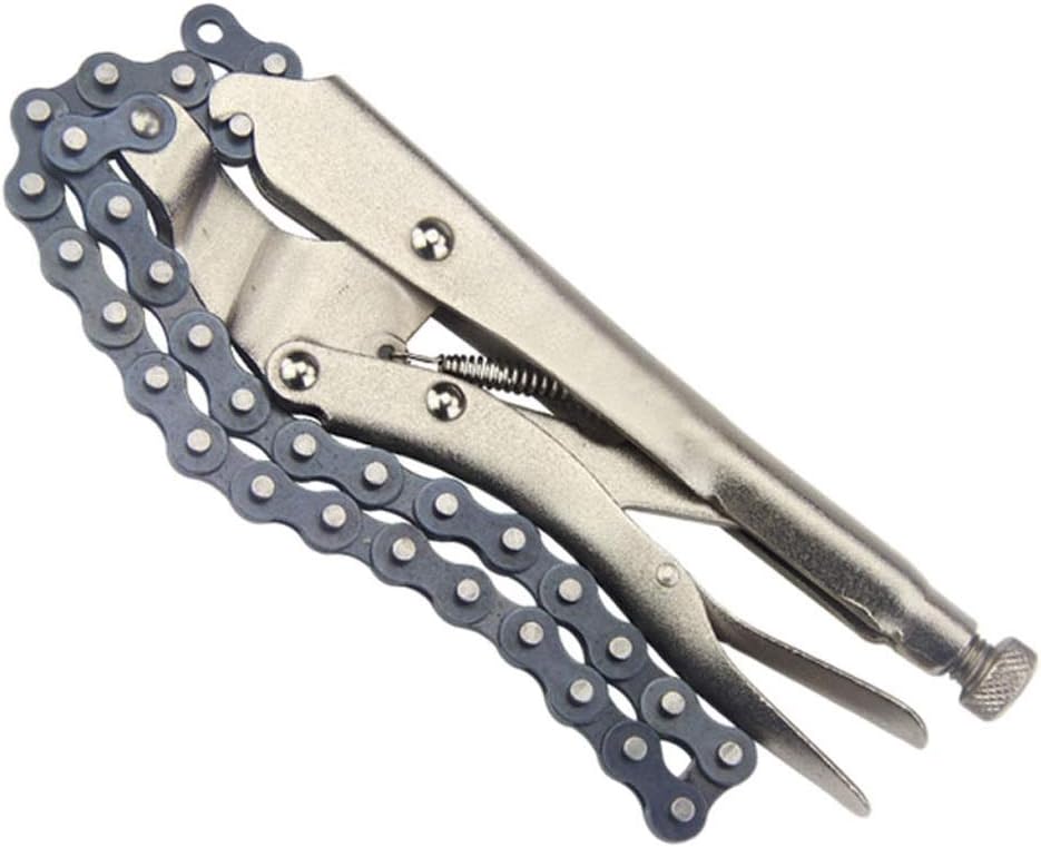 10 inch Chain Vise Clamp Plier Locking Grip Wrench Oil Filter Pipe 16.5 Length