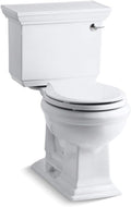 Kohler K-3933-RA-0 2-Piece Round Comfort Height Toilet Less Seat 1.28 GPF White