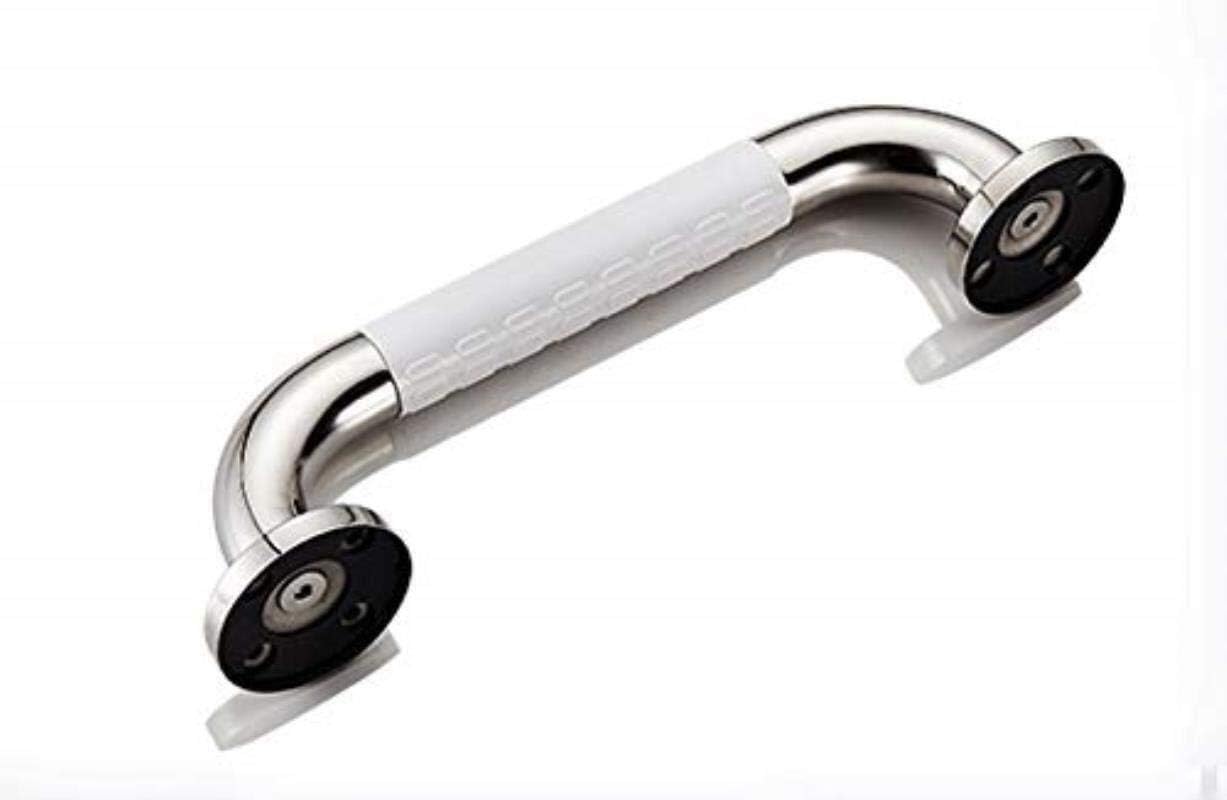 Grab Bars Handle Safety Support Hand Rails, Shower Grab Bar, 18-Inch Bathroom Grab Bar 304 Stainless Steel Polished Chrome Safety Support Handrail Elderly Disabled Anti-slip Nylon Safety Handle Towel