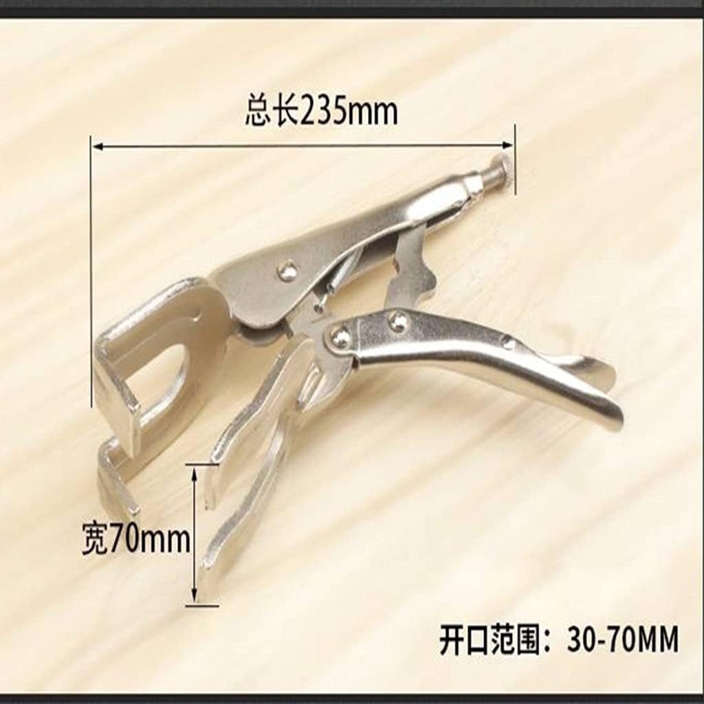 Carbon Steel Welding Clamp U Type Pipe Wrench Adjustable Grip Vise Locking Jaw Pliers Wood Locator Clips Electical Repair Tools