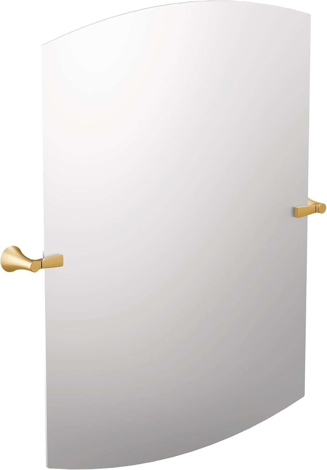 Moen Flara Brushed Gold Modern Square 28' W x 37.75' H, Tilting Wall Mount Bathroom Mirror, YB0392BG