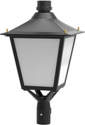 LED Post Top Pole Light - 30W Outdoor Pathway and Street Area Fixture - 3000K 4000K 5000K Dimming - Dusk to Dawn Lighting Fixture for Yard, Garden, Courtyard