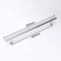 Shower door handles,Shower Door Handle and Pulls Replacement Sets for Glass Door | Bathroom Door Knobs for Shower Enclosures Screen Internal/External | Polish Chrome Towel Bar Gate Hard ( Size : 400mm