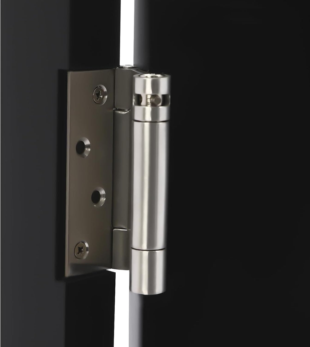 Cafe Swinging Doors,Wood Interior Saloon Half Partition Swing Door with 3 Hinges for House Kitchen Shop Entrance Pub Porch(35.4 * 23.6in-Black)