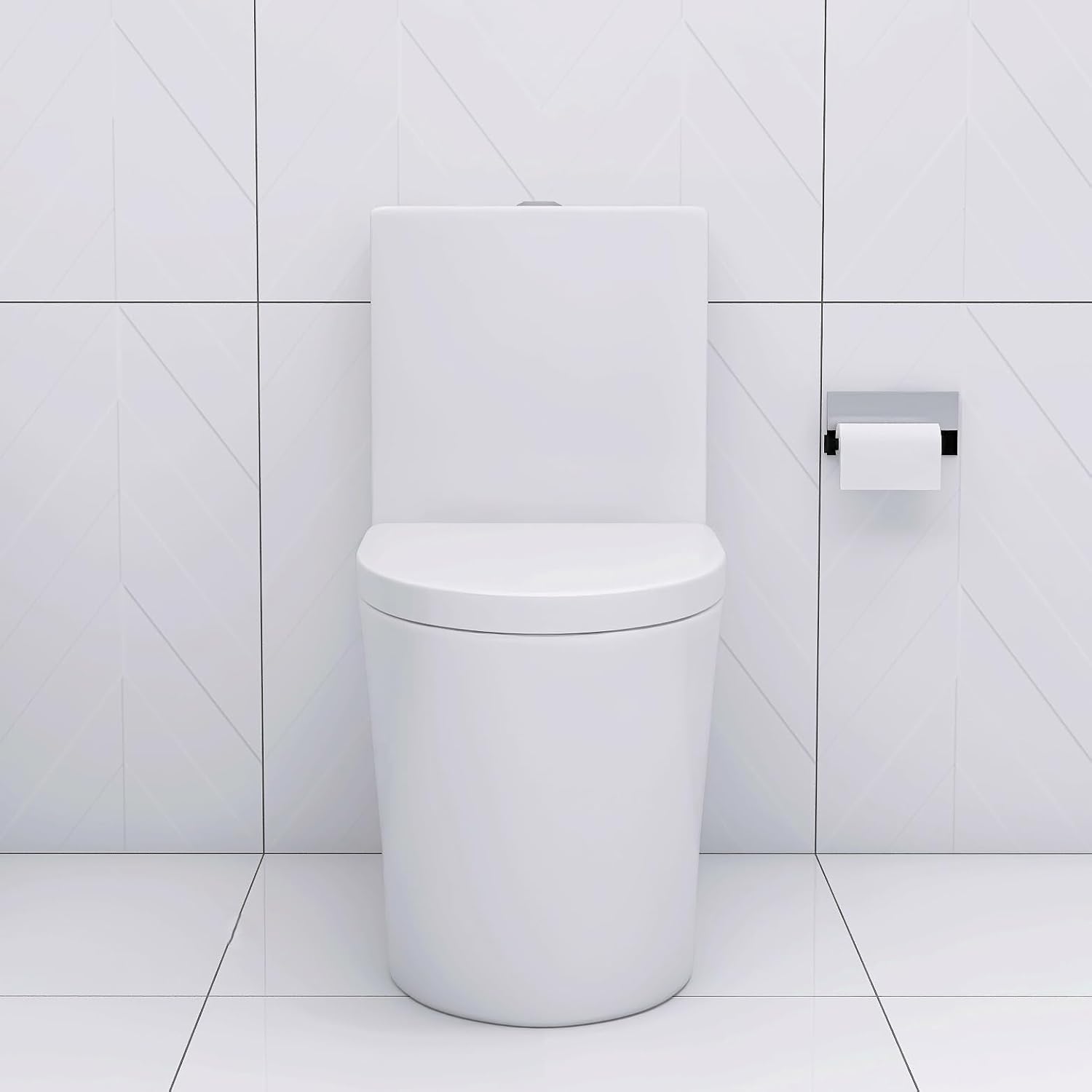 Elongated One Toilet White