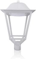 75W LED Post Top Light, Adjustable Color Temperature 3000K/4000K/5000K, AC100-277V 13000LM Outdoor Garden Lights Fixture, IP65 Waterproof Commercial Street Area Lighting, DLC/ETL Listed