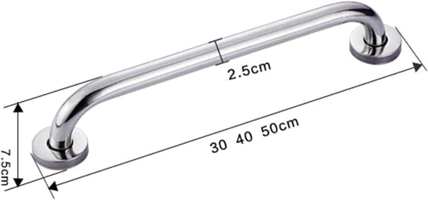 Handrails,Grab Handles Safety,Handrails Grab Bar Bronze Polished Bathroom,Towel Rack Brushed Nickel Handrail Bathtub Shower Toilet Assist Elderly, 50Cm