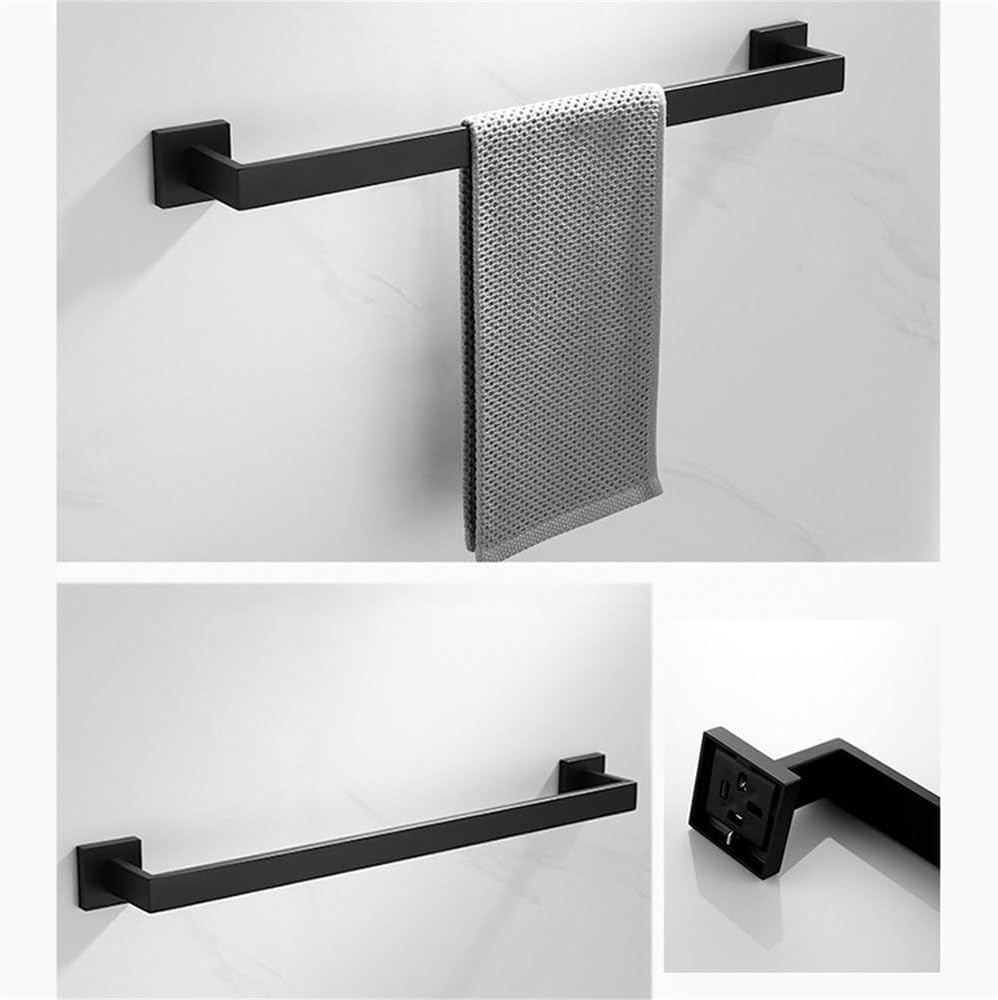 Towel Rack Towel Hanger Bath Towel Holder Wall Hanging Towel Bars Stainless Steel Bathroom Shelf Kitchen Cloth Rack,RGold and Black B