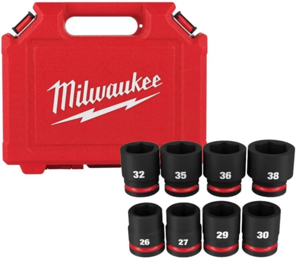 Milwaukee Impact Socket Set 3/4' Short 08 Pcs 49-66-7019