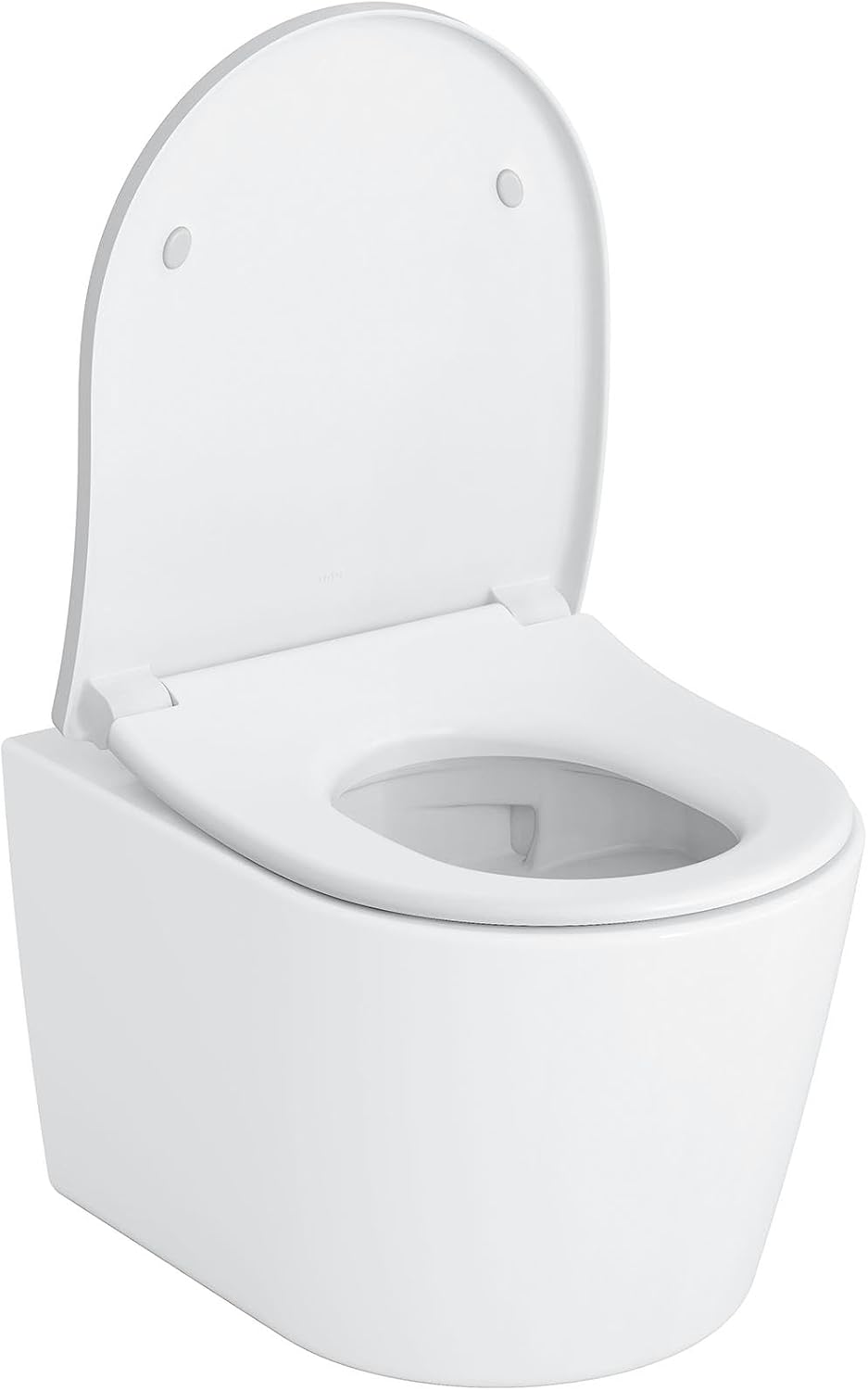 TOTO® RP® Compact Wall-Hung Elongated Toilet and DuoFit® In-Wall 0.9 and 1.6 GPF Tank System Copper Supply Line, Matte Silver - CWT427227CMFG#MS
