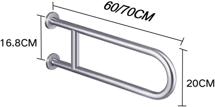 Toilet Frame Bathroom Toilet Grab Handles U-Shaped Grab Bars for Toilet and Bathrooms Brushed Nickel, Polished Chrome Support Handrail for Showers, an