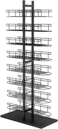Hat Rack Stand,Floor Standing Store Display Stand,8 Tier Hat Rack Baseball Cap Rack,Modern Headwear Wig Rack,Double-Sided Metal Storage Artifact for Commercial Boutique Retail Clothin,A