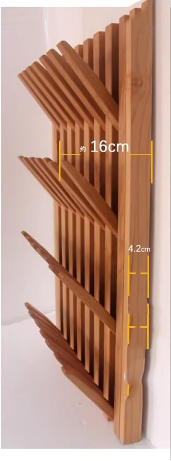 Clothes Hanger Coat Rack Wall Mounted Coat RackHooks Piano Key Hangers Natural Solid Wood Hangers Non-Woven Fabric Clothes Hangers, Flip-Down Unique Modern Hooks For Coats Bag Hat Umbrella(Walnut Blac