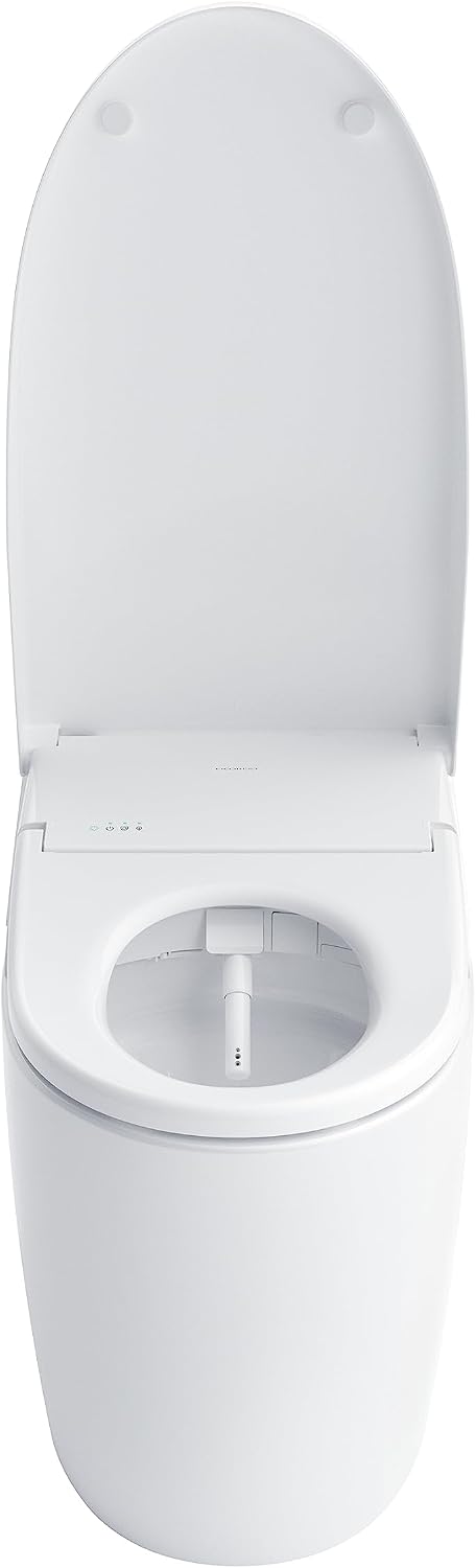 NEOREST AS Dual Flush 1.0 or 0.8 GPF Toilet with Integrated Bidet Seat and EWATER+, Cotton White - MS8551CUMFG#01