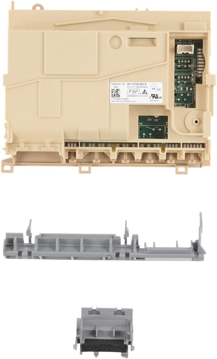 Whirlpool W11306302 OEM Dishwasher Electronic Control Board, Beige