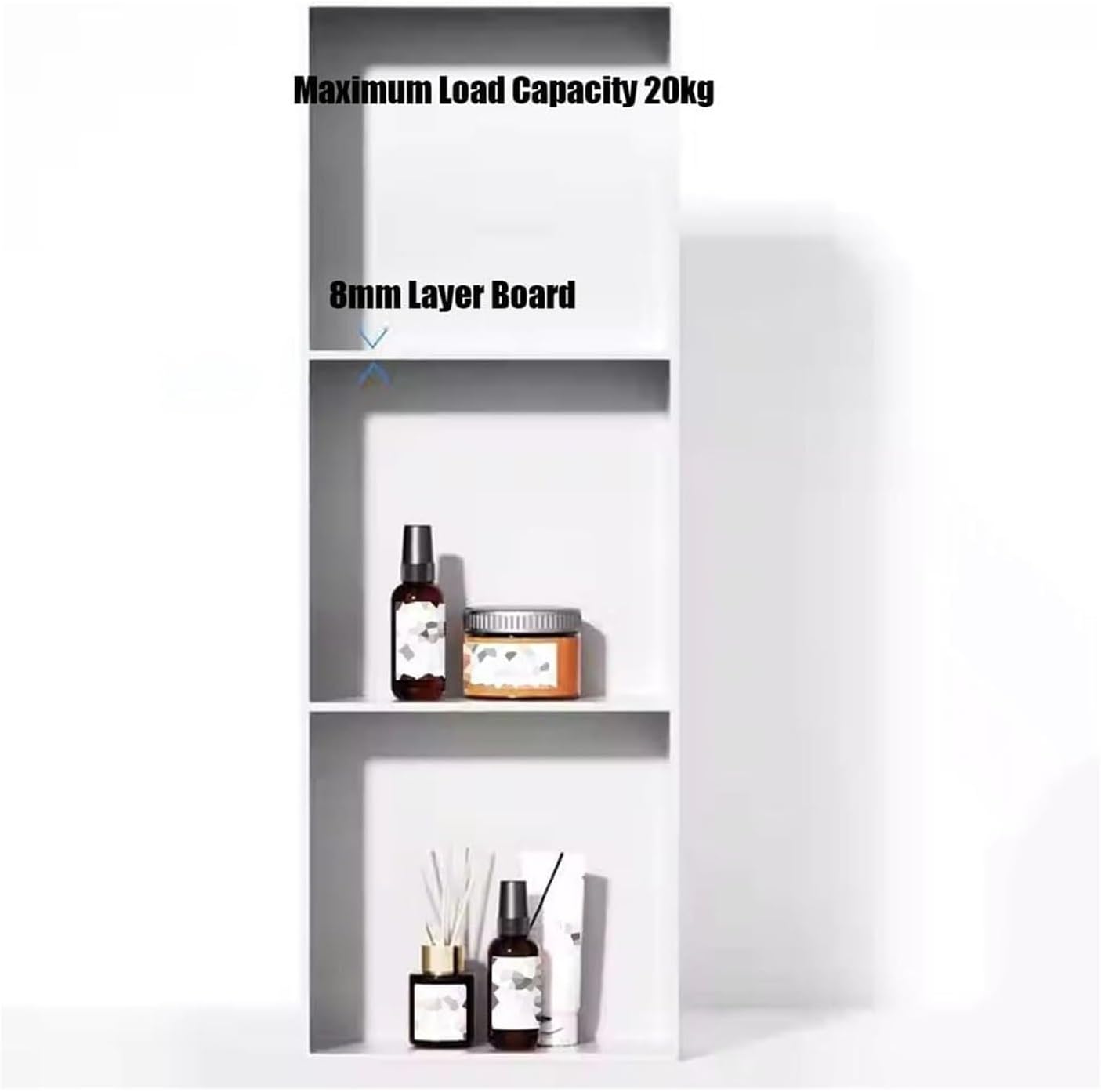Stainless Steel Shower Niche, One-Piece Recessed Storage Shelf for Shampoo Toiletries, Home Improvement Shower Storage Stand, Easy Installation,Orange,90x30x15cm
