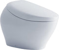 TOTO® NEOREST® NX1 Dual Flush 1.0 or 0.8 GPF Toilet with Integrated Bidet Seat, EWATER+® - Cotton White - MS902CUMFG#01