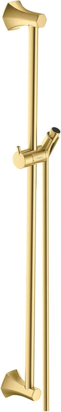 hansgrohe Locarno 4-inch Wallbar in Brushed Gold Optic, 04829250