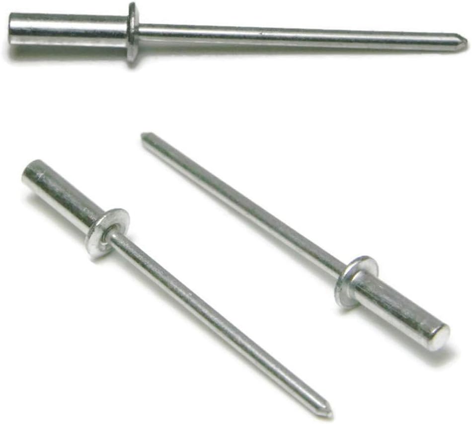 Aluminum Pop Rivets Closed End/Sealed 1/8' #4-10,000 Piece Bulk Box (#4-6 (1/8' x 3/8' Grip) - 10,000 Piece Bulk Box)