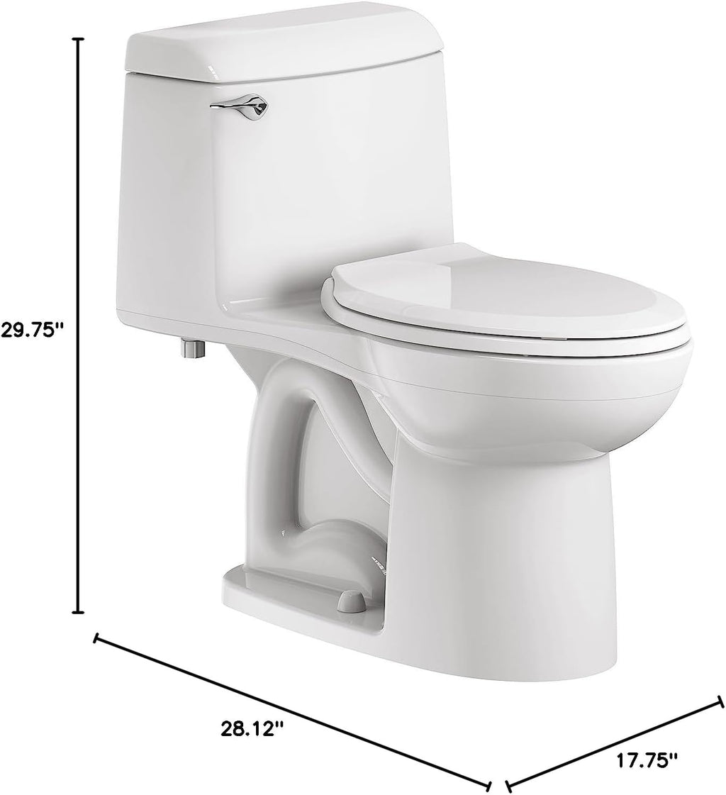 American Standard 2004314.020 Champion 4 One-Piece Toilet with Toilet Seat, Elongated Front, Standard Height, White, 1.6 gpf (Pack of 2)