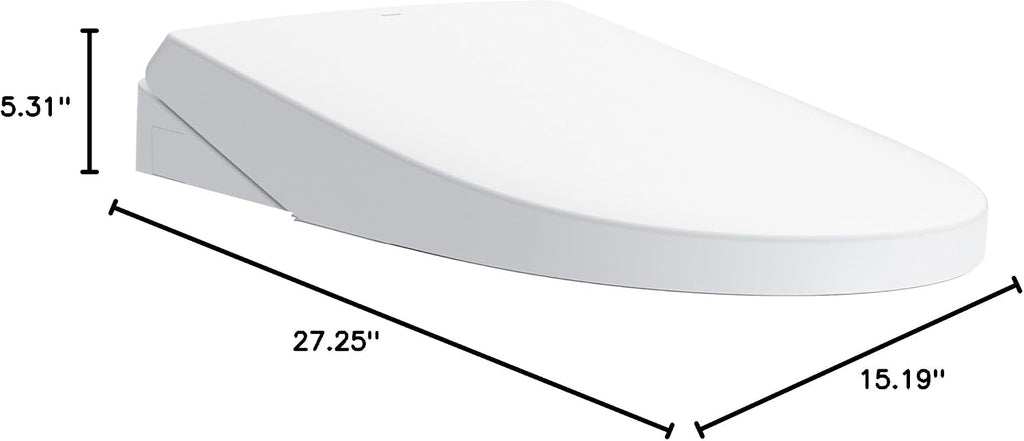 NEOREST® AS Dual Flush 1.0 or 0.8 GPF Toilet Top Unit, Cotton White - SN8551M#01