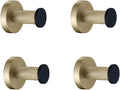 Black Gold Wall Mount Shelf Toilet Bath Hardware Paper Holder Towel Bar Rack Rail Rod Hook Hanger Bathroom Accessories(4 PCS Robe Hook)