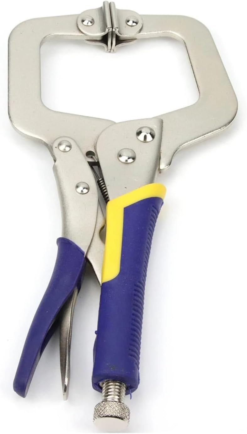 6''/9''/11''/14''/18 ''Adjustable C-Clamp Welding Pliers Locking Pliers Vice Grip Quick Weld Holders Hand Welding Fixing Tool(6inch 9inch 11inch)