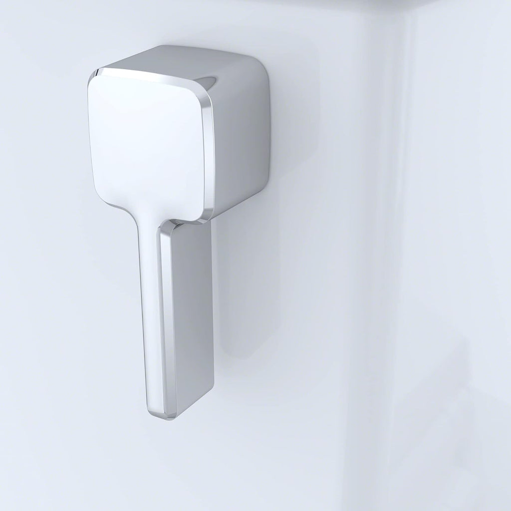 TOTO® WASHLET®+ Connelly® Two-Piece Elongated Dual Flush 1.28 and 0.9 GPF Toilet and Classic WASHLET S7 Contemporary Bidet Seat with Auto Flush, Cotton White - MW4944724CEMFGA#01
