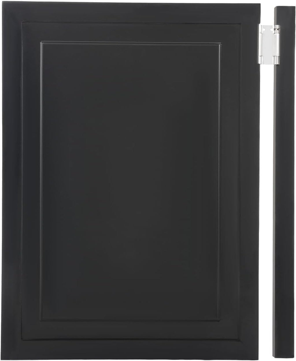 Swinging Doors Cafe Doors with 3 Hinges,Wood Swing Door Interior Saloon Half Partition Door for House Kitchen Shop Entrance Pub Porch(27.6x35.4in-Black)