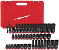 43PC 49-66-7009 6 Point Socket Sets for Milwaukee 3/8' Drive Socket | Weight 9.39 lbs